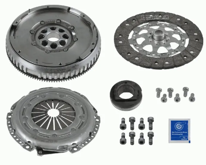 Kit de embrague Peugeot 307 2.0 HDI placa, disco, crapodina y volante bimasa — SACHS