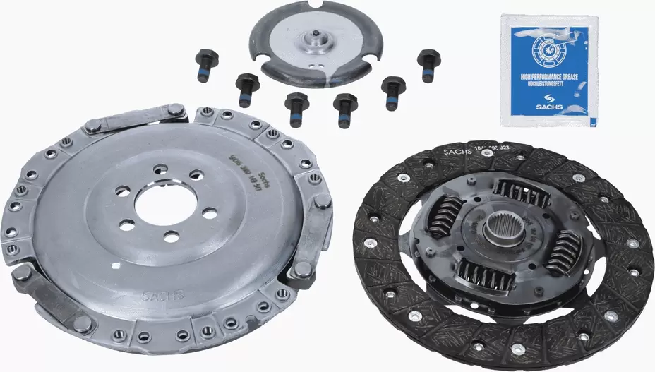 Kit de embrague Volkswagen Golf, NEW Beetle y Bora 1.6 y 2.0 cód. 3000822601SAC — SACHS