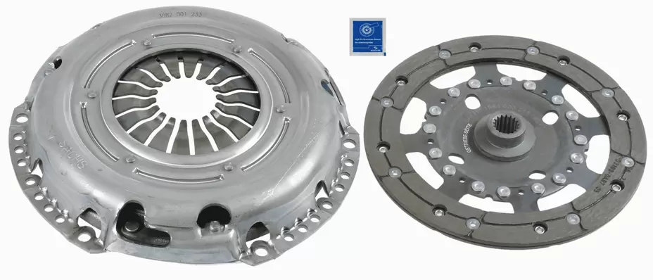 Kit de embrague Ford Fiesta V 1.4 TDCI 220 mm 17 estrías cód. 3000951246SAC — SACHS
