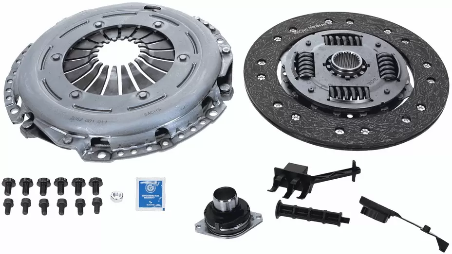 Kit de embrague Audi A4 1.8 y 2.0 TFSI placa, disco y crapodina — SACHS