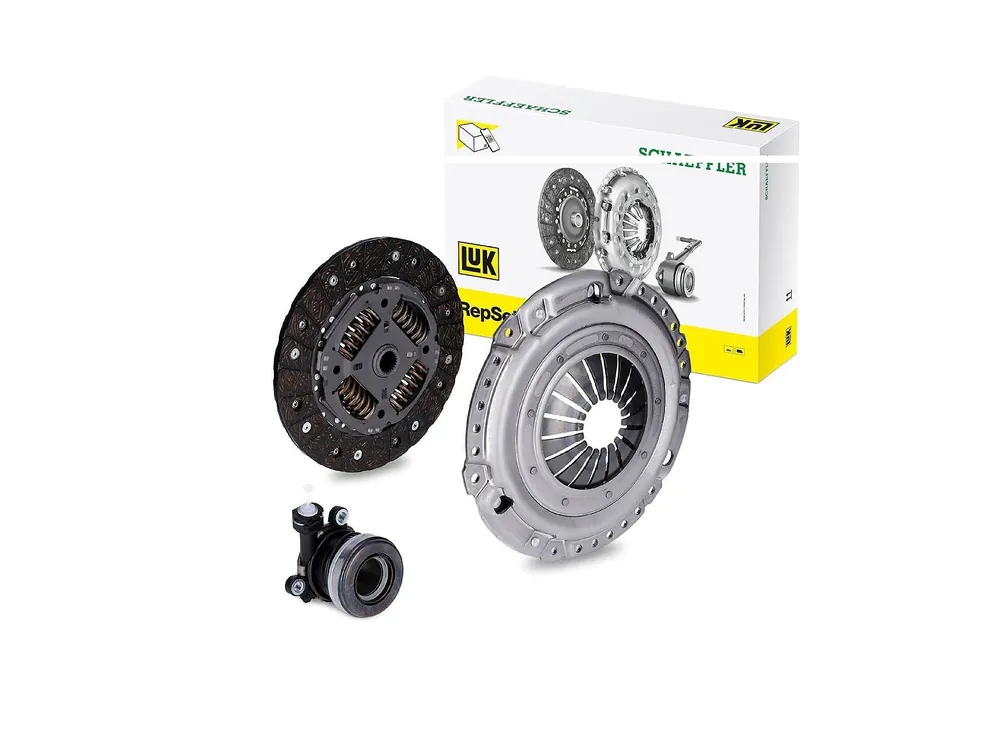 Kit de embrague Chevrolet Sonic 1.6 placa, disco y rodamiento hidráulico — LUK